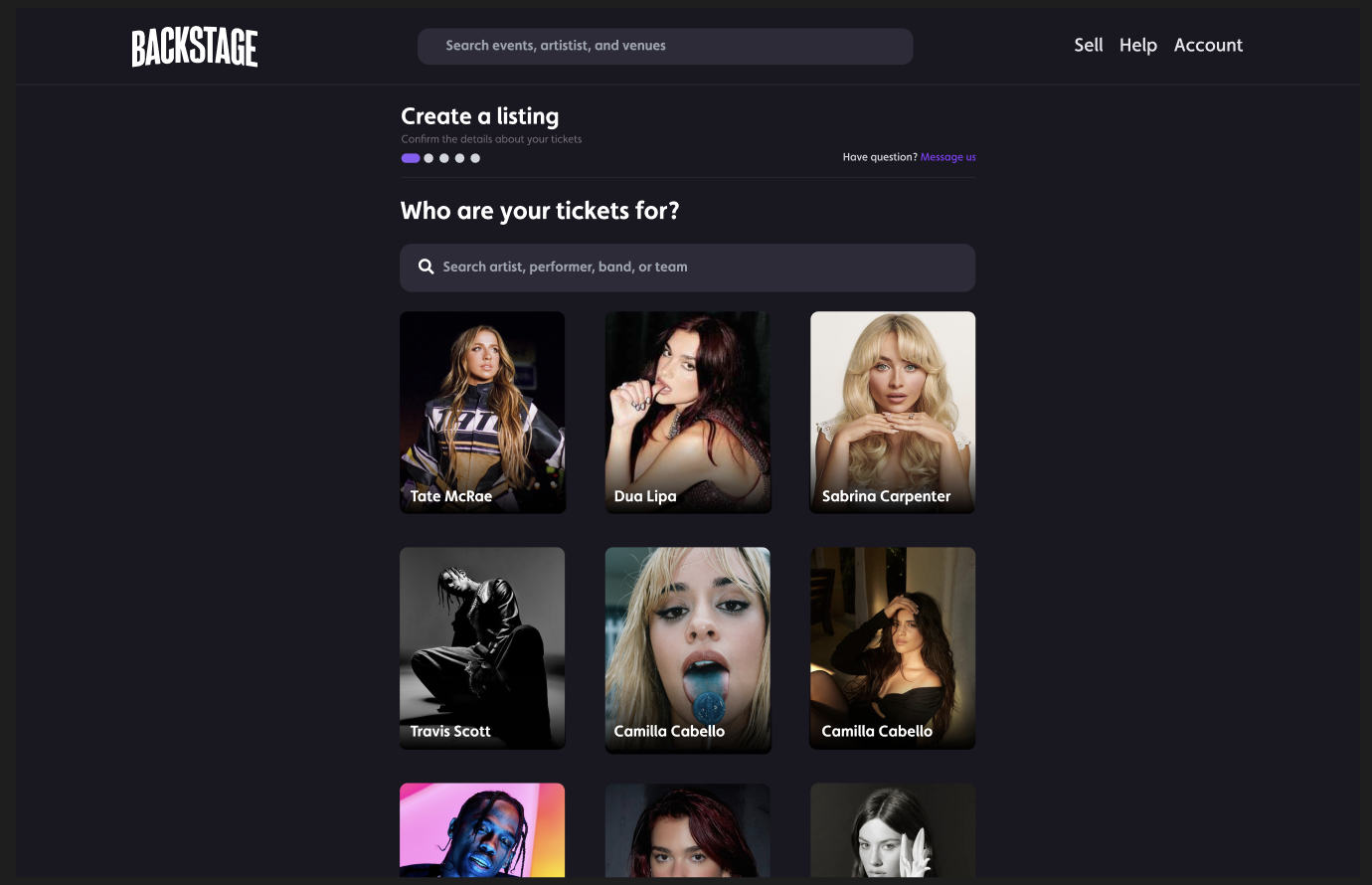 Select Artist
